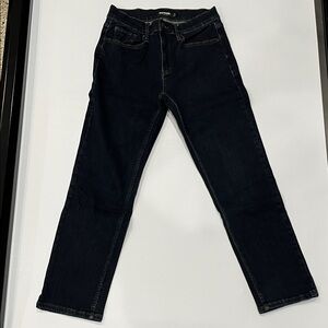 RSQ Men's Dark Blue Straight Jeans